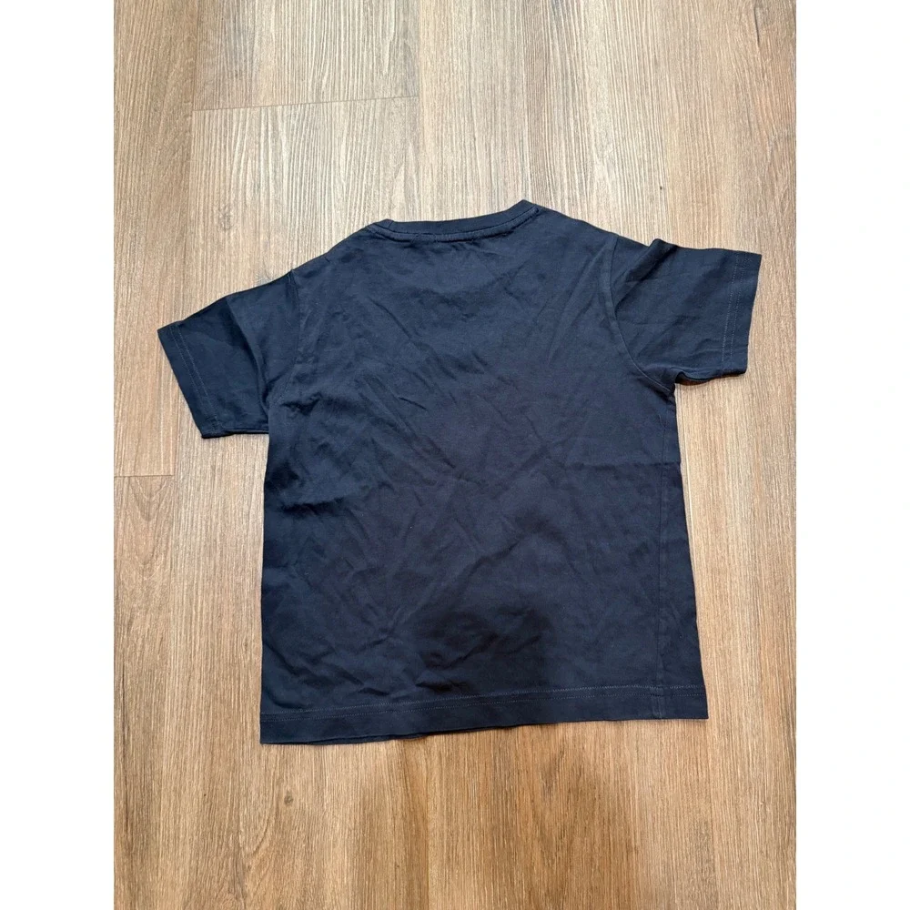Psycho Bunny Kids Navy Blue Cotton Bunny Skull Logo T-Shirt‎ Size XS 5/6